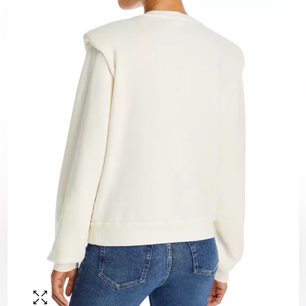 BNWT Mother shoulder pad sweatshirt M - Picture 2 of 5